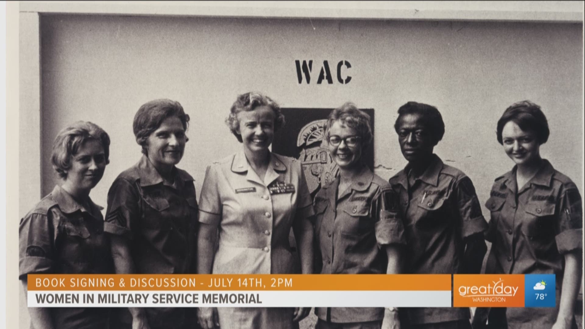 Author Ann McCallum Staats talks about her new book, "Women Heroes of the US Army". McCallum Staats will be at the Women in Military Service for America Memorial July 14 at 2 p.m. There, McCallum Staats will be hosting a book signing where she will be accompanied by five of the courageous military women featured in the book. For more details, go to https://www.womensmemorial.org/events.