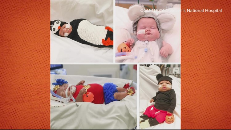 Children's National Hospital NICU babies dress un-BOO-lievably cute for Halloween | Get Uplifted