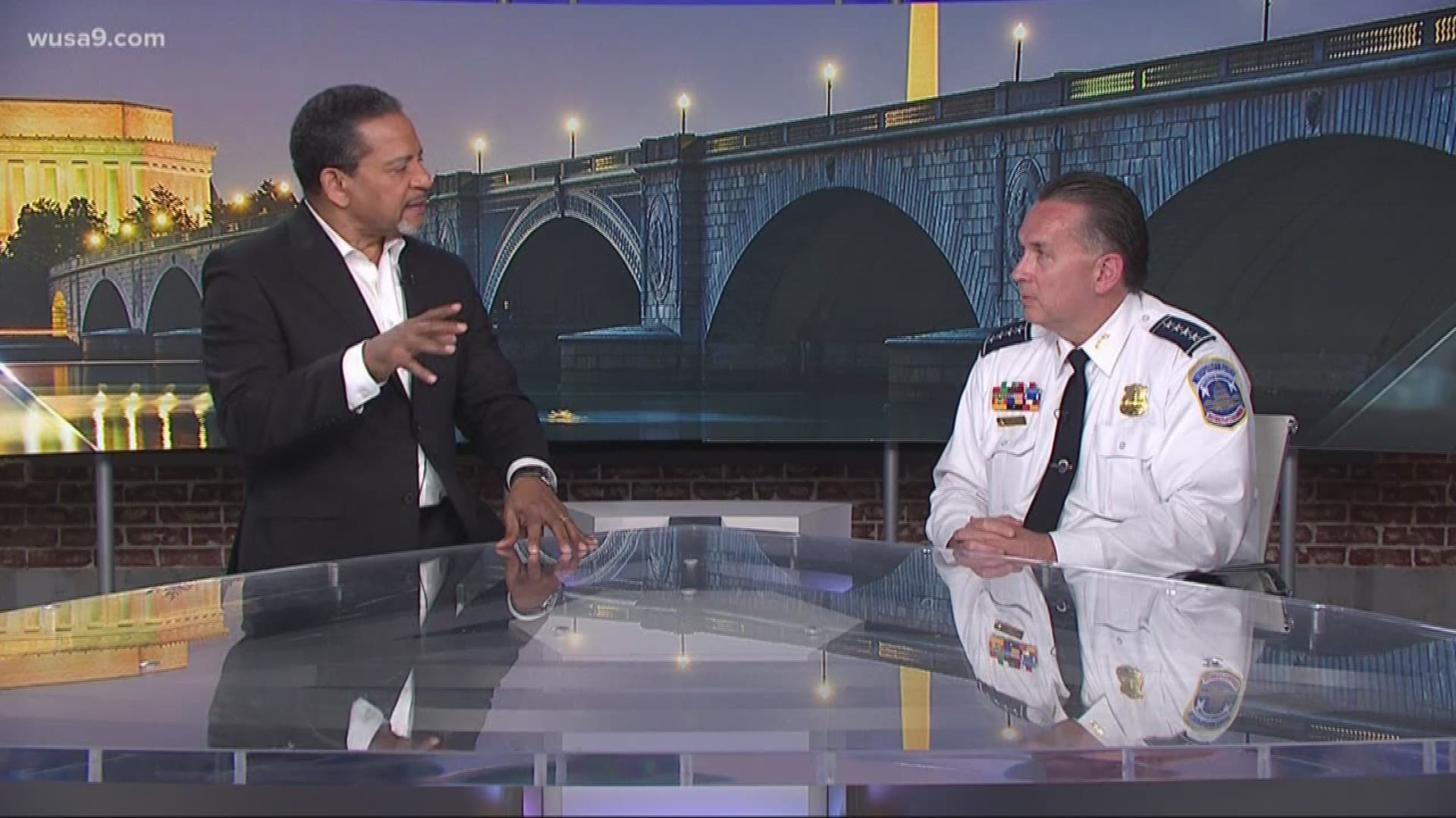 The Mayor and Police Chief under pressure to slow gun violence in DC. If you're a felon and caught with a gun in DC your case will be heading to Federal court. Bruce sits down for an exclusive interview with DC Police Chief Peter Newsham.