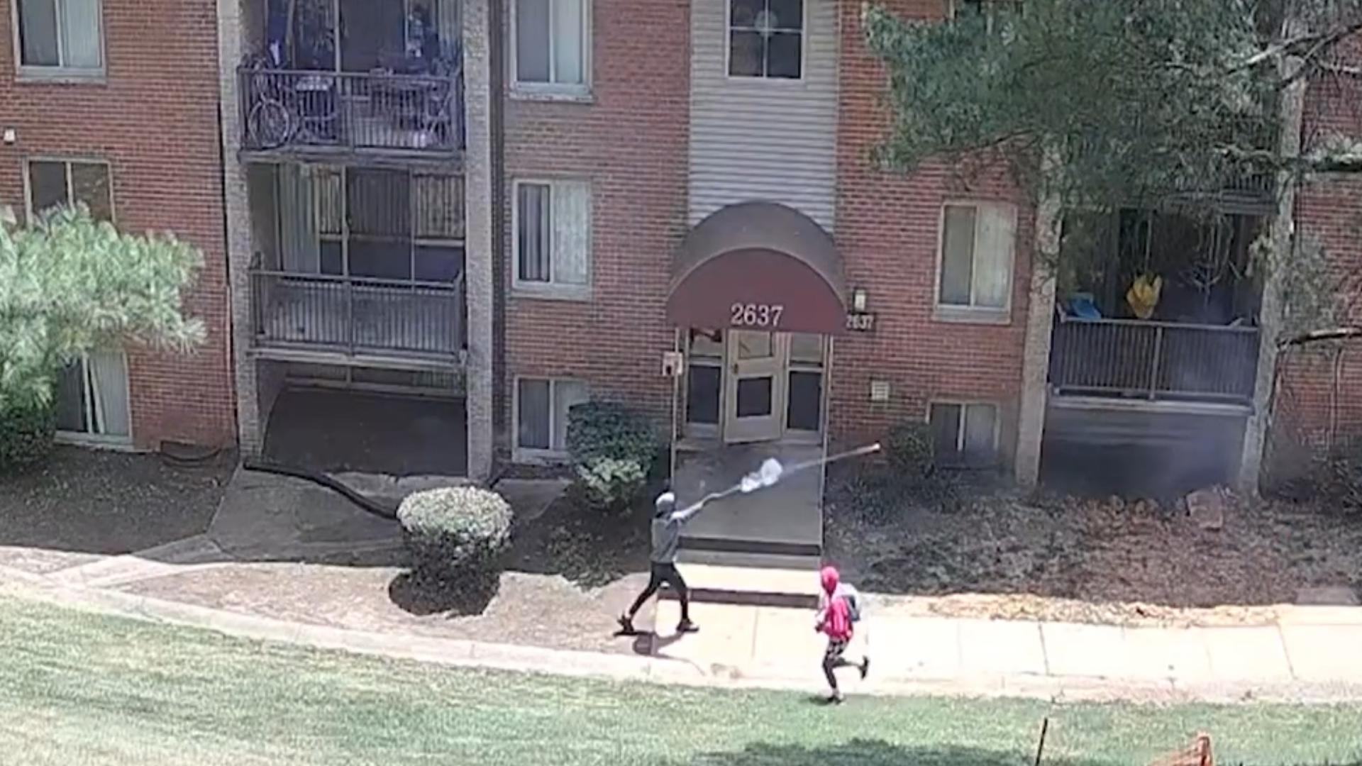 WATCH: Surveillance video shows children playing with fireworks before  2-alarm apartment fire