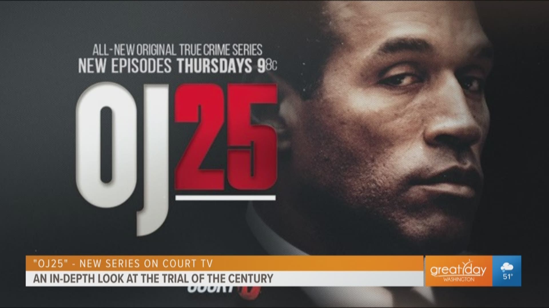 Roger Cossack, long time legal analyst and Washington resident, discusses the new show "OJ 25" on CourtTV. It will dive deep into the circus that was the OJ trial.