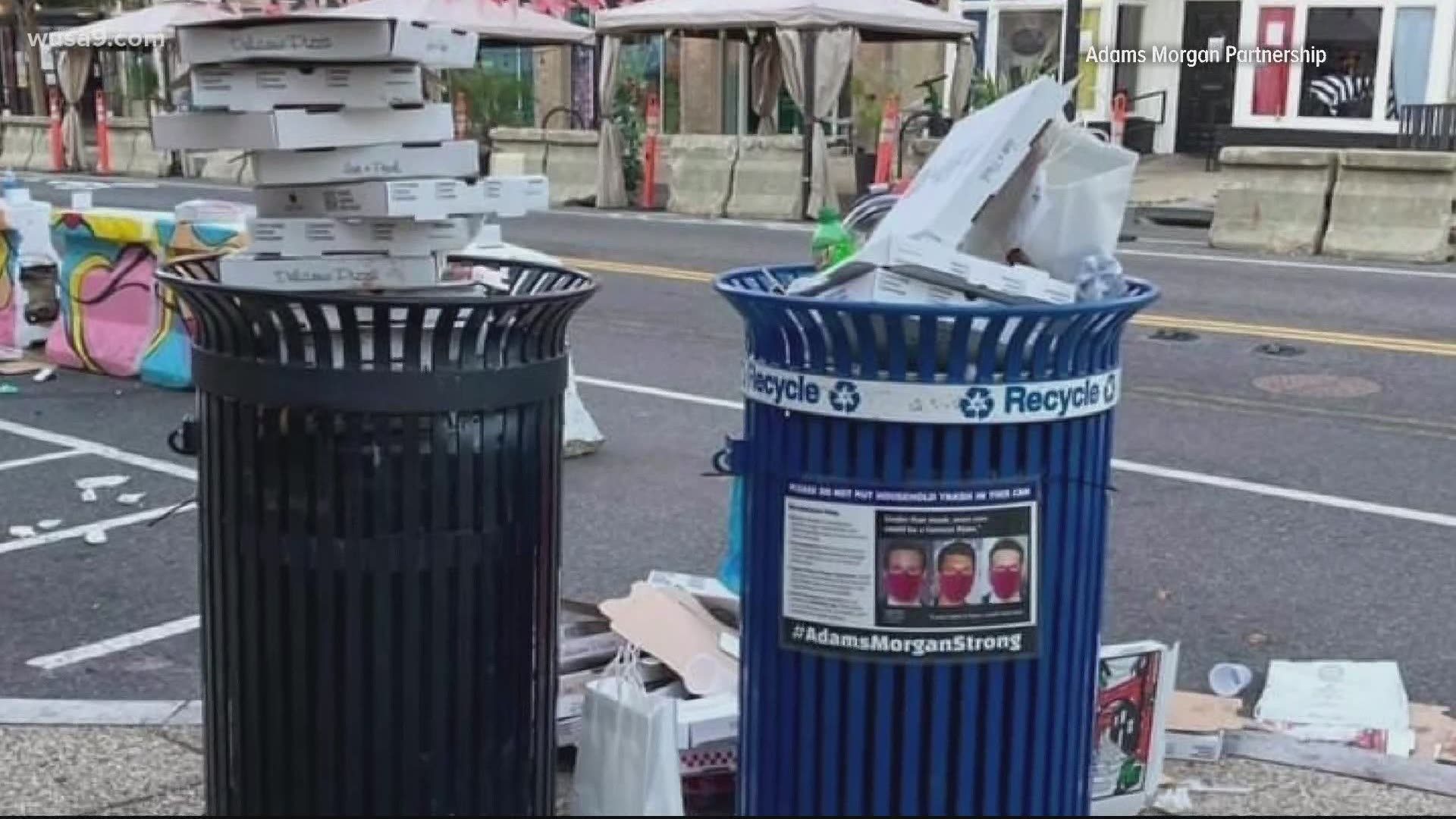 The change from boxes to paper plates is meant to cut down on trash, and cleaning crews say they've already seen an improvement.