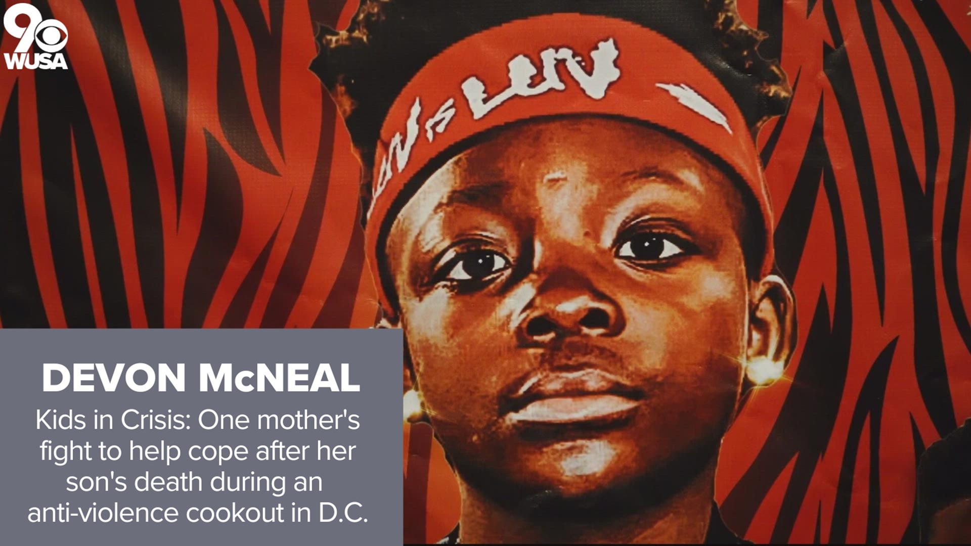 One mother is fighting to help everyone cope after her son's death during an anti-violence cookout in D.C.