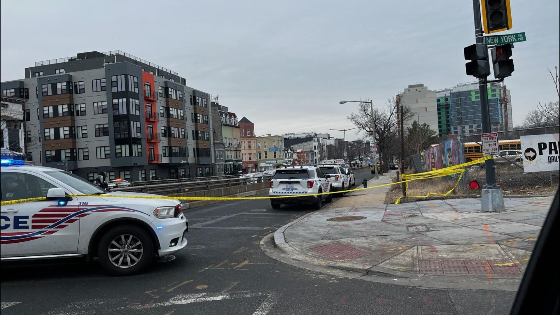 Plice responded to the shooting in the area of North Capitol Street and New York Avenue Northeast just before 10 a.m.Police responded to the shooting in the area of