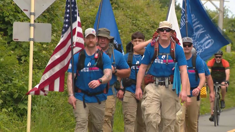 Memorial Day 'Ruck to Remember' makes pass through DC to honor fallen vets