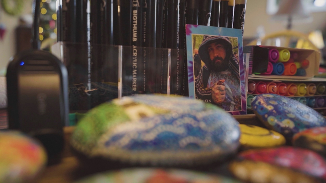 She lost her son to illicit Fentanyl. Now, his message is turning up on streets everywhere