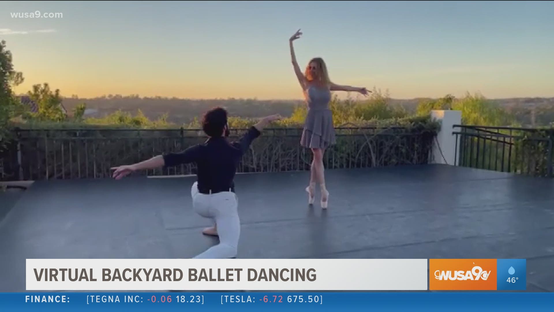 If you miss seeing performances during the pandemic check out the backyard ballet livestreams online from the dancers of the ARC Entertainment Company.