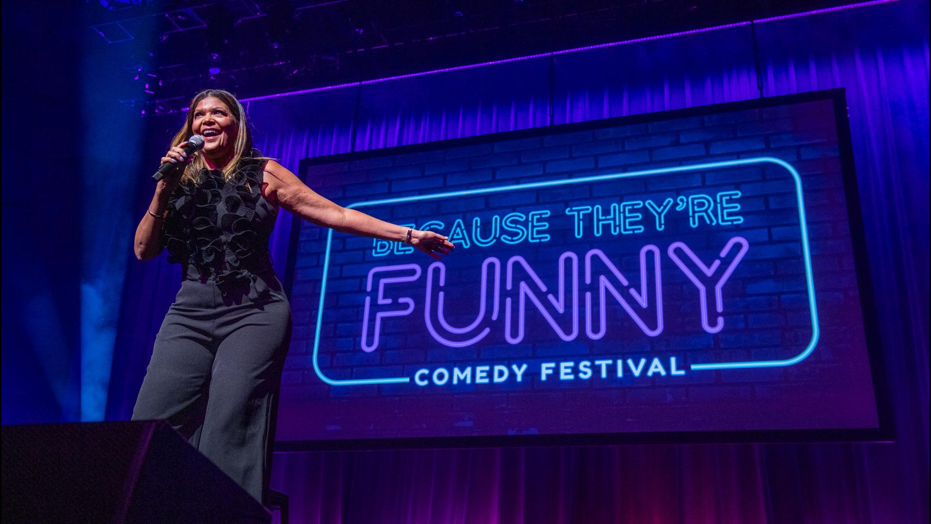 Nicole Friday, Co-Producer of the "Because They're Funny Comedy Festival" talks about all the fun you can have during their festival, Sept. 27-29th at The Wharf