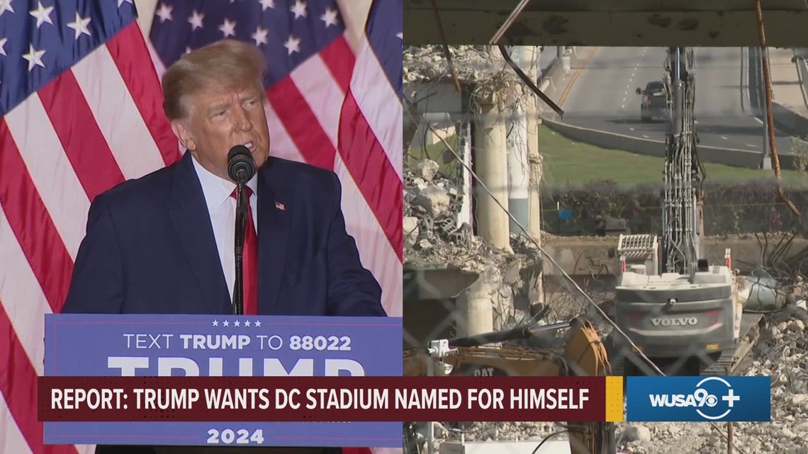 White House says it 'would be beautiful' if the new Commanders stadium ...