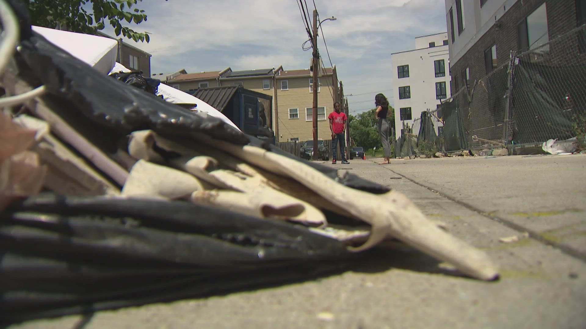 Residents from the 1900 block of Curtis Court told WUSA9 the illegal dumping is leading to rats, racoons and unwanted smells.