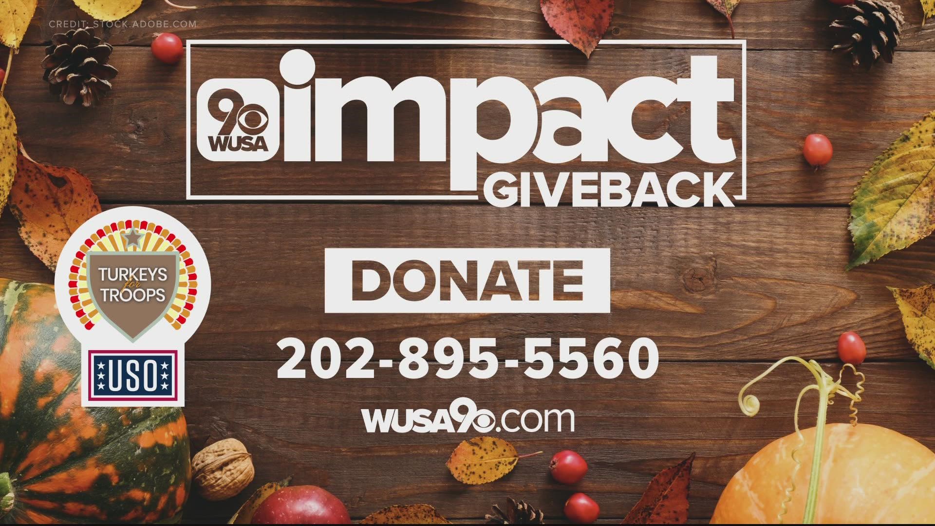 WUSA9 and the USO of Metropolitan Washington-Baltimore (USO-Metro) are once again teaming up to raise money to thank our military families this holiday season