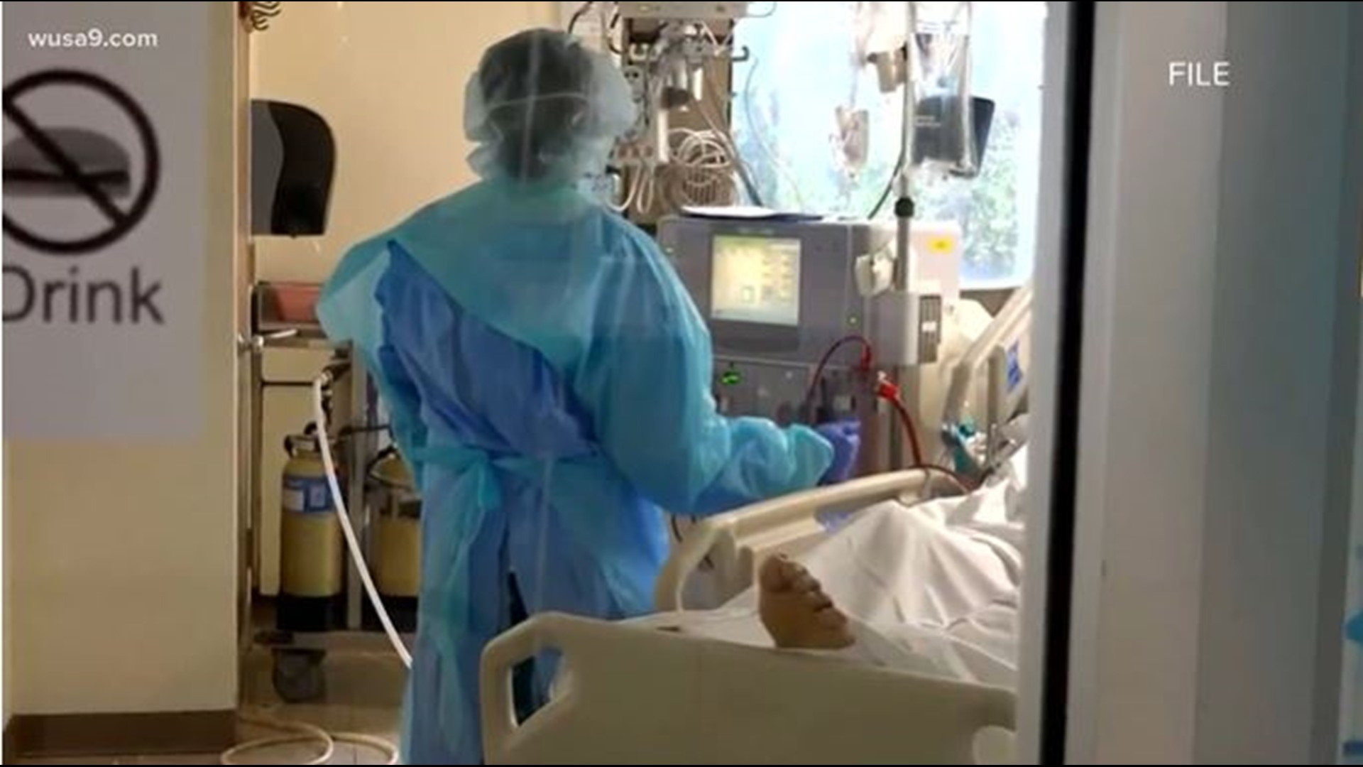 Nurses at Mary Washington Hospital took care of a coronavirus-infected mom and her newborn baby.