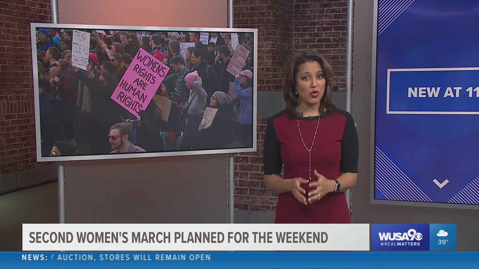Not one, but two women's marches - because of growing controversy.