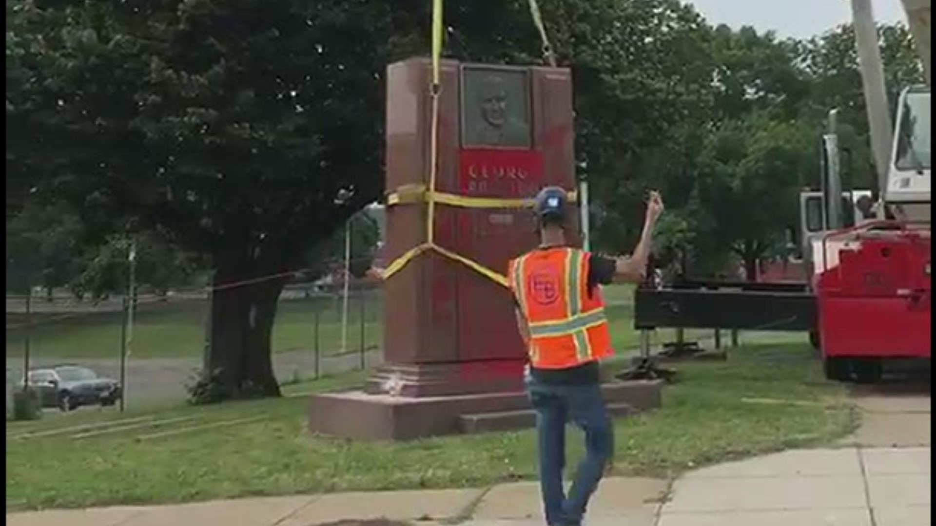 "Removing this statue is a small and an overdue step on the road to lasting equality and justice," said the Events DC officials.