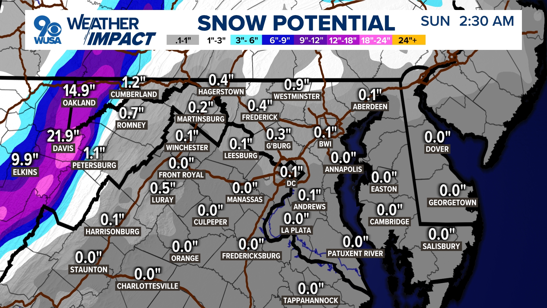 We're monitoring EarthCam snow flurries on the National Mall in Washington, D.C.