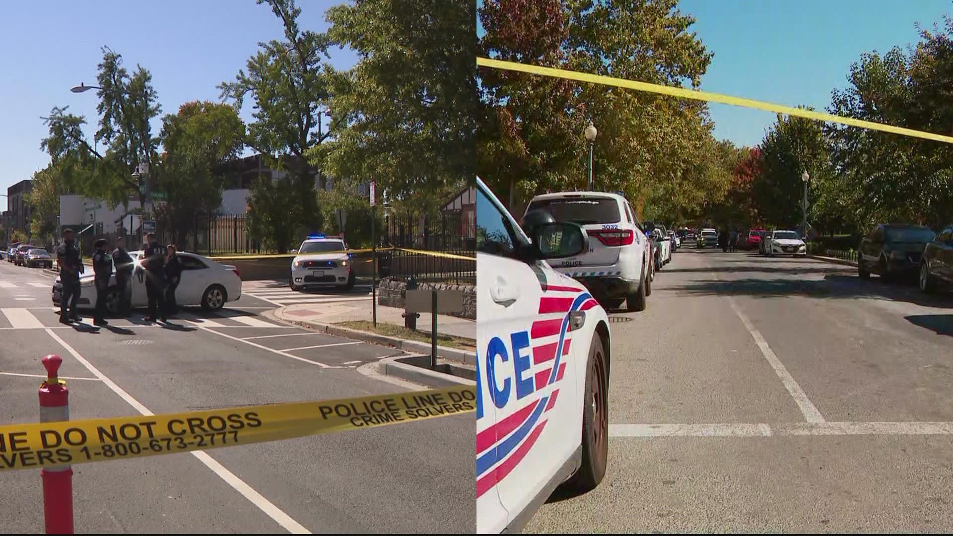 Two teens and a man have been shot in two separate shootings in Northwest D.C. Monday morning, less than an hour apart, sparking an investigation