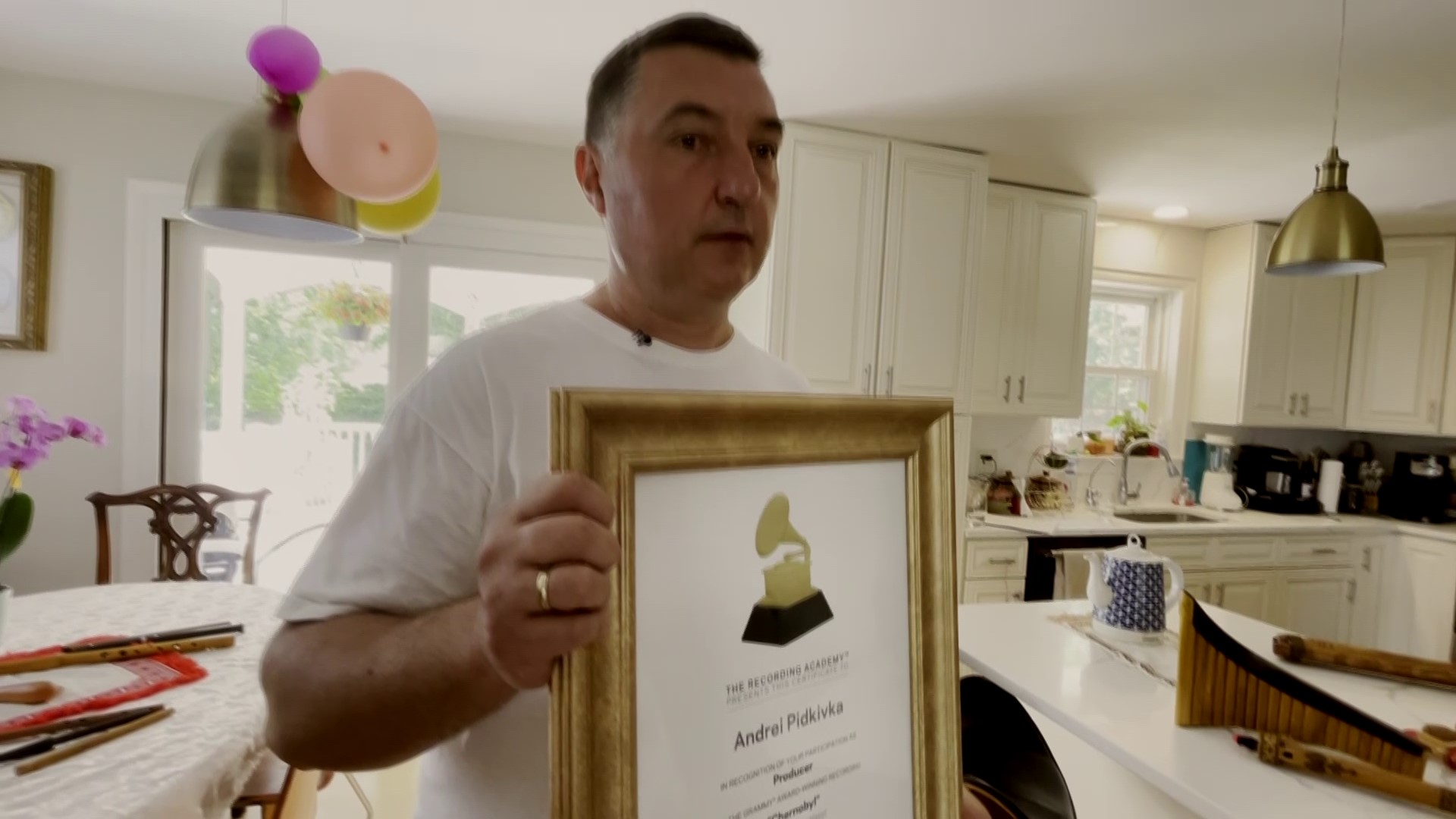 Pidkivka, a musician and producer, talks with Adam Longo about his Grammy for HBO’s ‘Chernobyl’ score and the war in Ukraine.