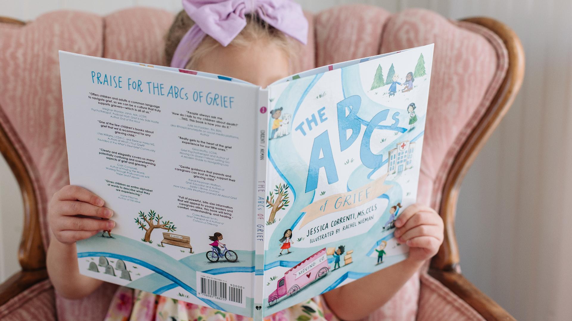 Jessica Correnti, author and certified child life specialist tells us about her book, 'The ABC's of Grief', which has tips on how to help kids deal with grief.