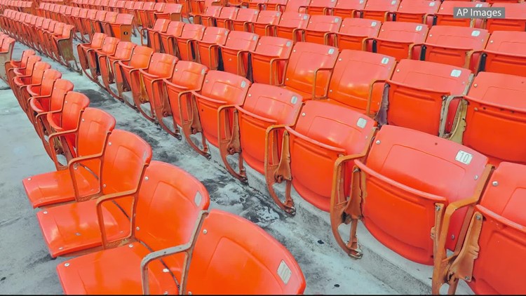 'End of an Era' | Last orange seats removed from lower bowl of RFK Stadium