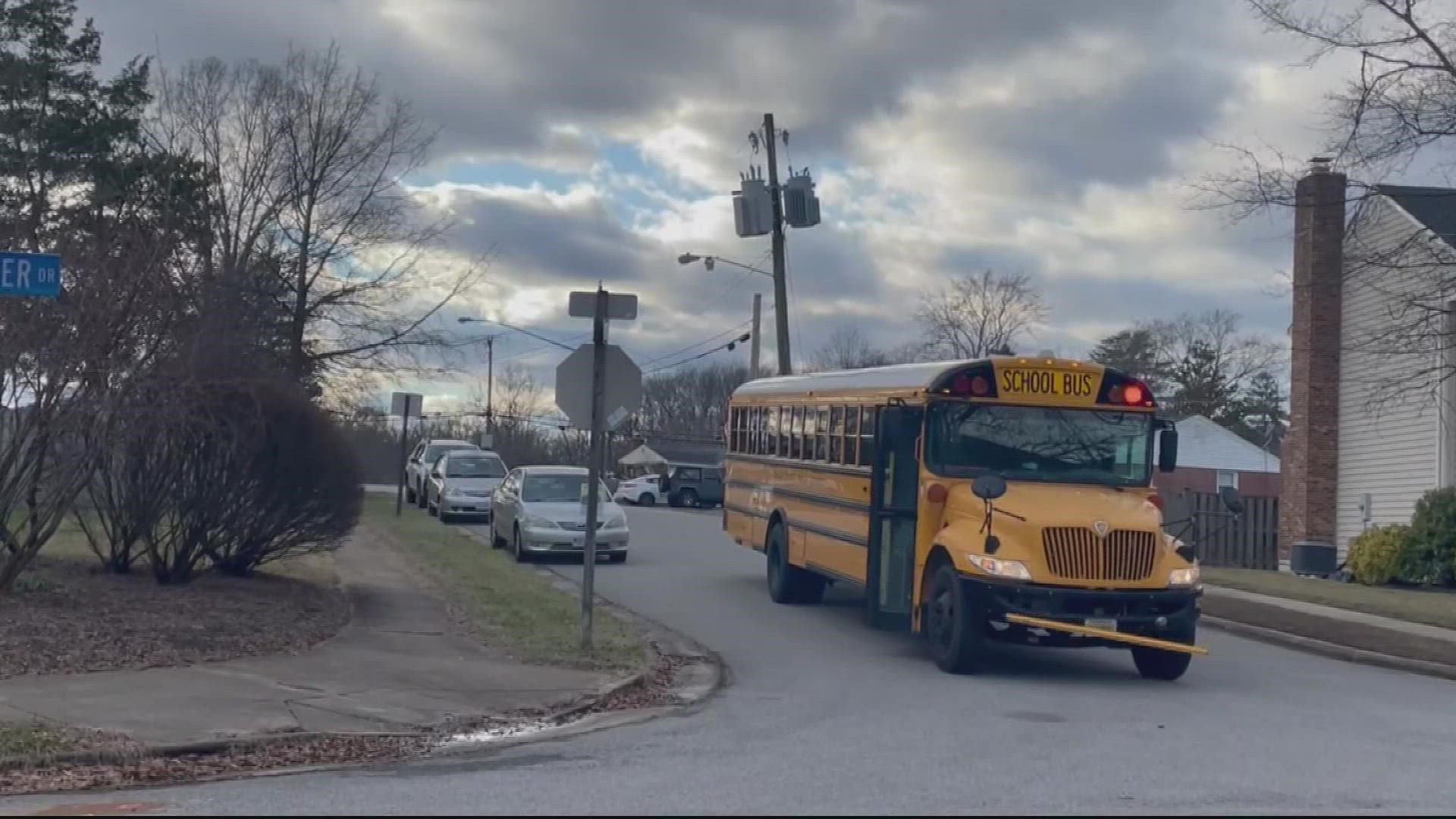 Parents in Fairfax County are worried about the location of a school bus stop. It's right in front of where a registered sex offender lives.