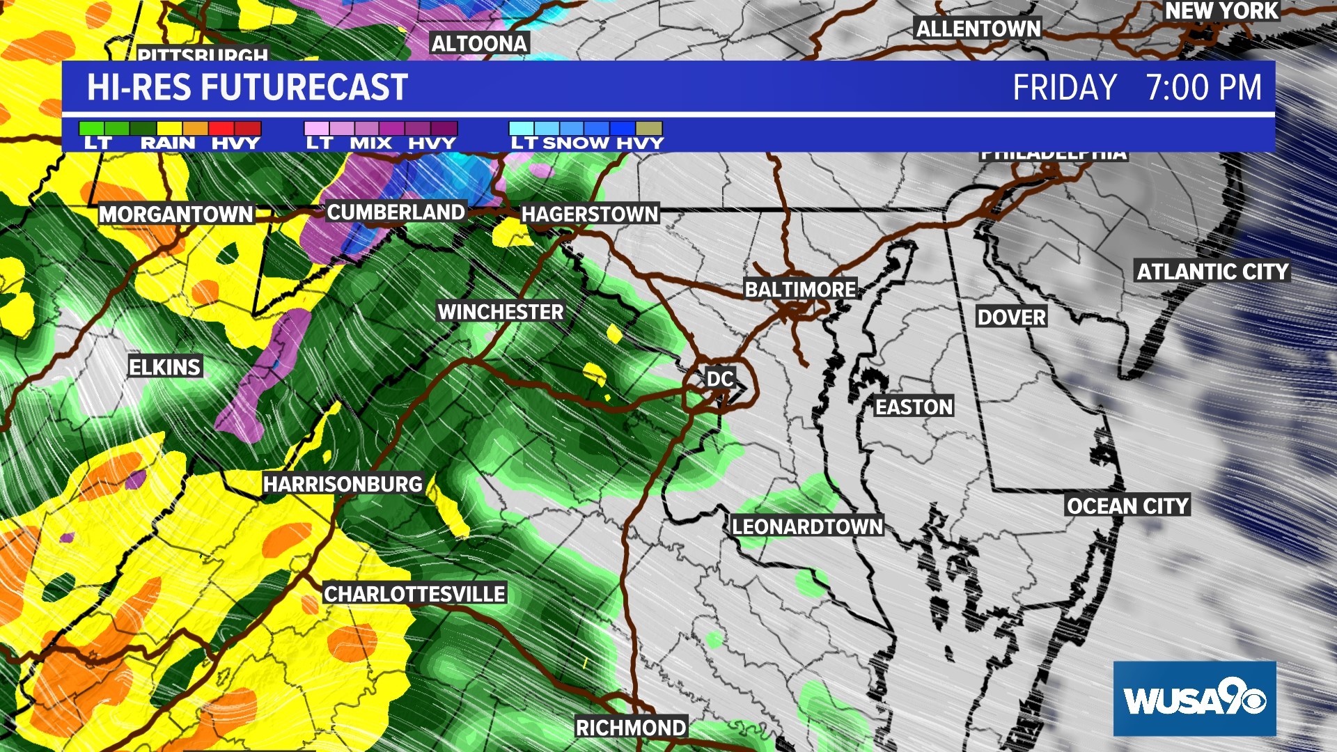 More heavy rain and strong wind will impact the DMV Friday | wusa9.com