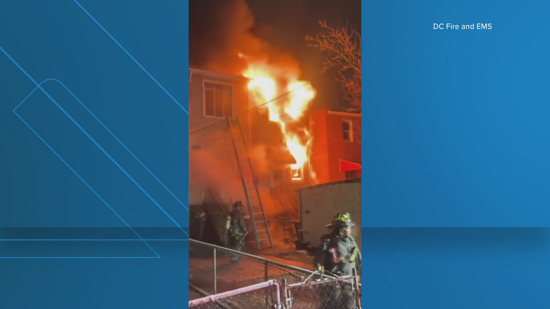 1 person is displaced after a fire broke out in a DC rowhome | wusa9.com