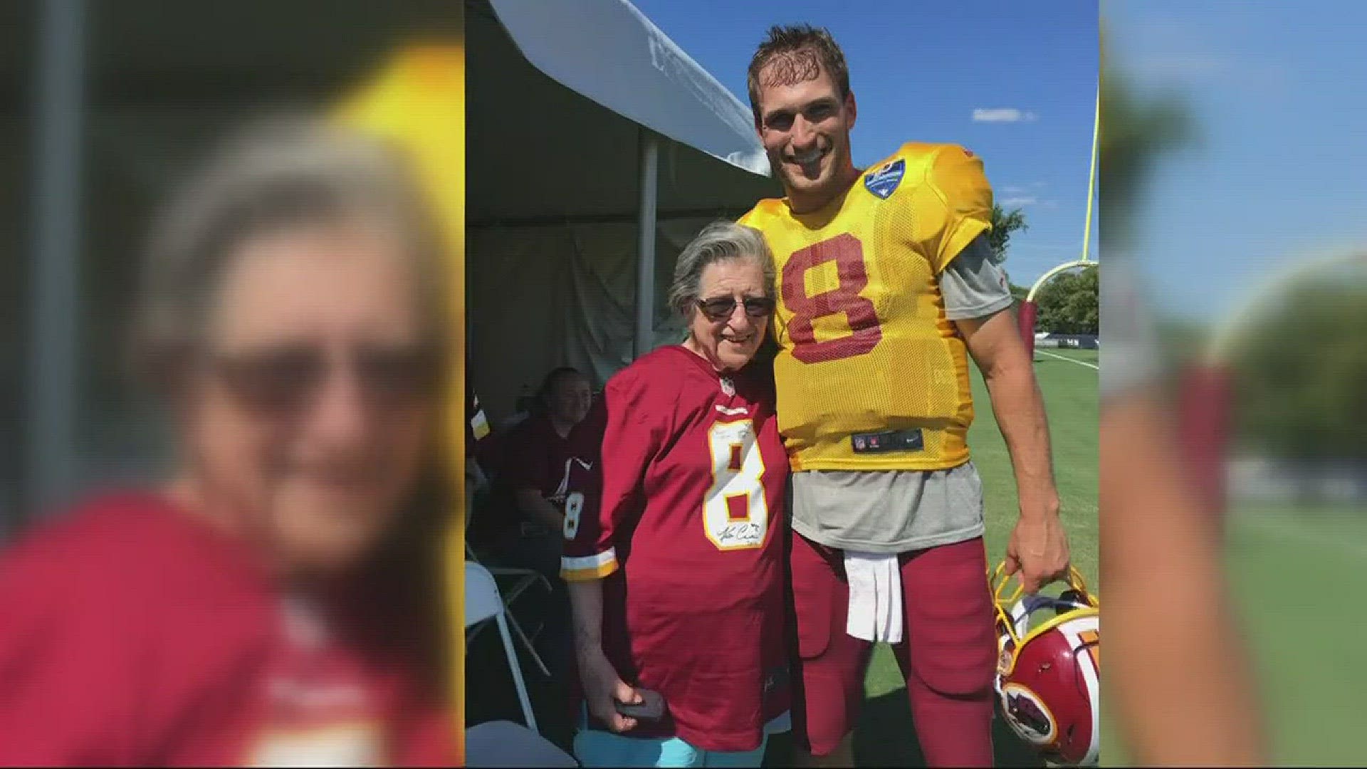 93-year-old has seen or heard almost every game the Burgundy and Gold have played -- since 1941.