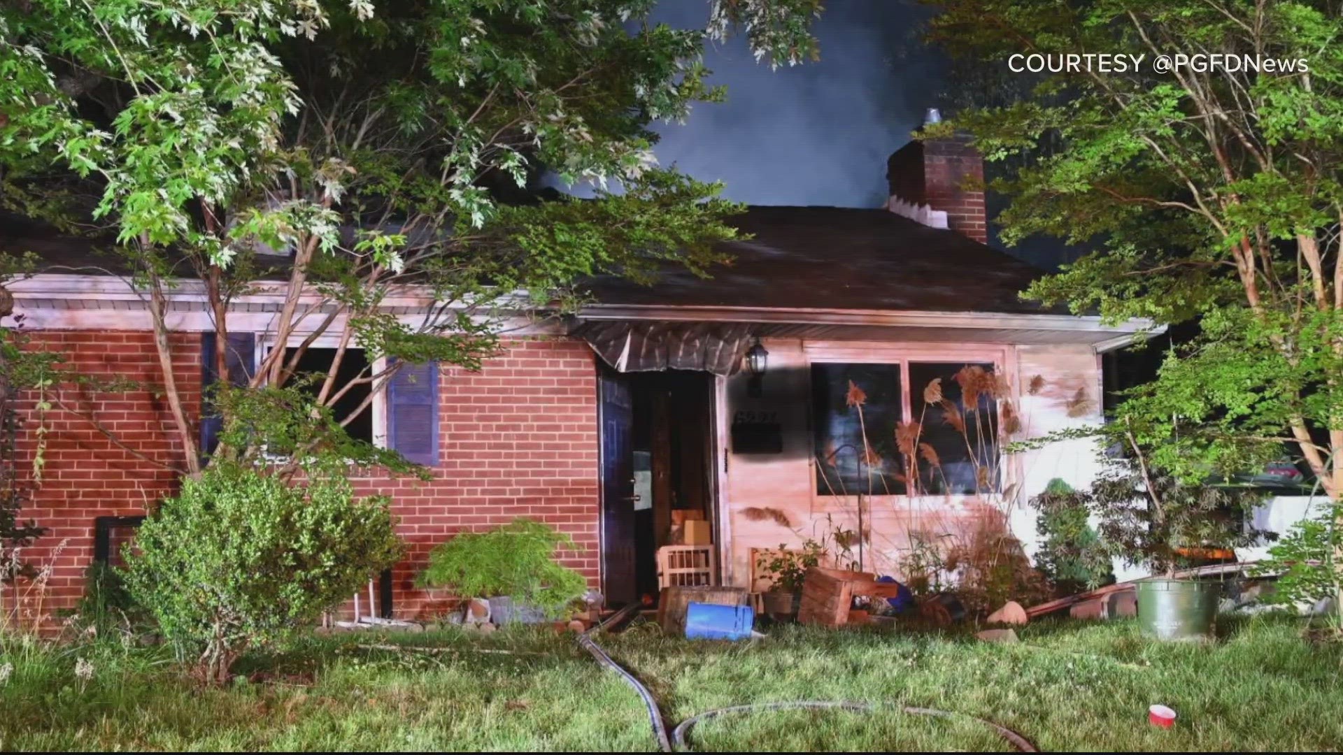 The investigation into the cause of an overnight fire in Prince George's County is just getting underway right now.