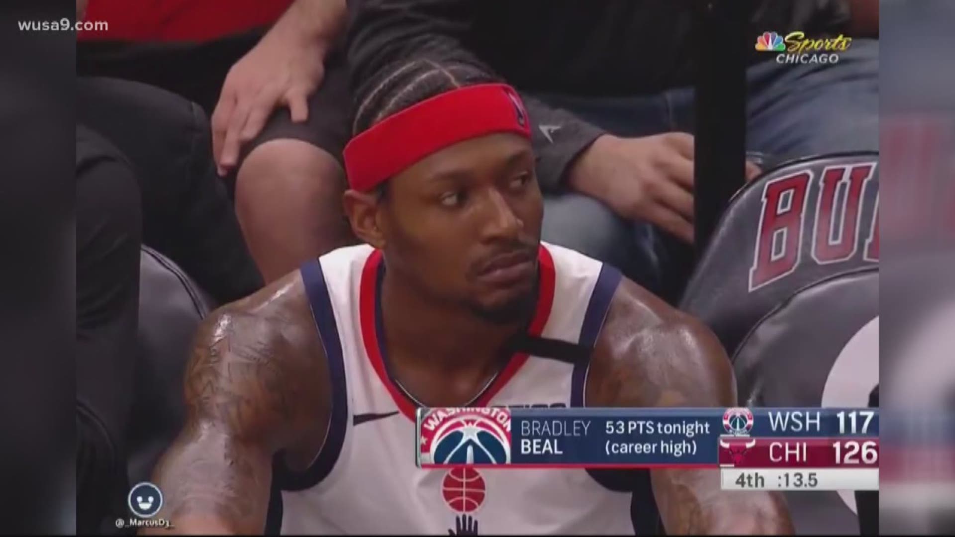 A viral video shows Bradley Beal shaking his head in disappointment. It was written all over his face, he looked like he was ready to tap out for good. We know playi