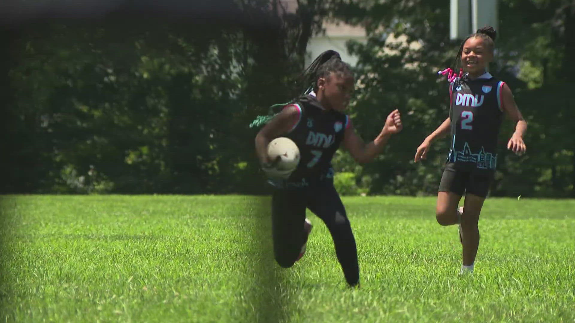 The DMV Prime Elite girls flag football team was born just a year ago, but their talent and skills are taking them to a national championship in their second season.
