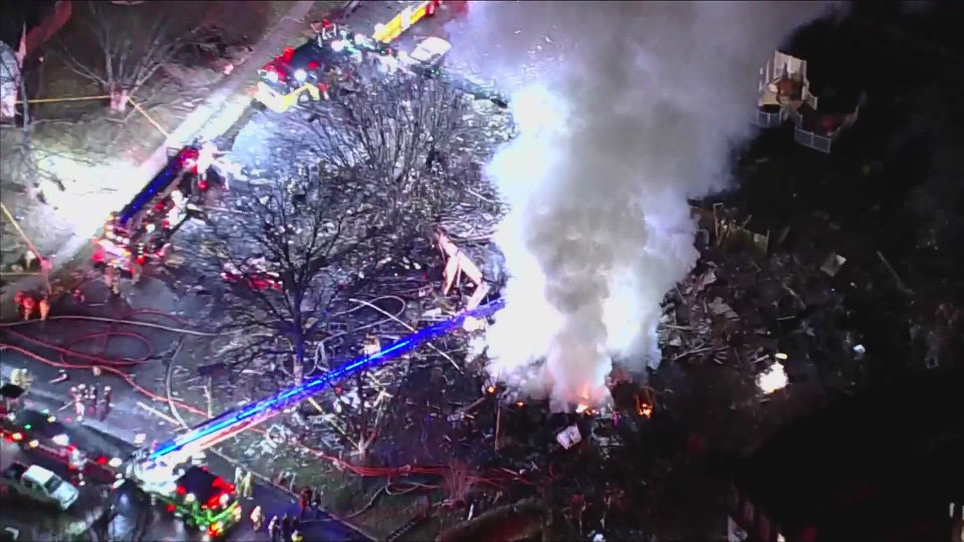 ONE FIREFIGHTER IS DEAD AND 9 OTHERS ARE RECOVERING AFTER THE TRAGIC EXPLOSION FRIDAY NIGHT.