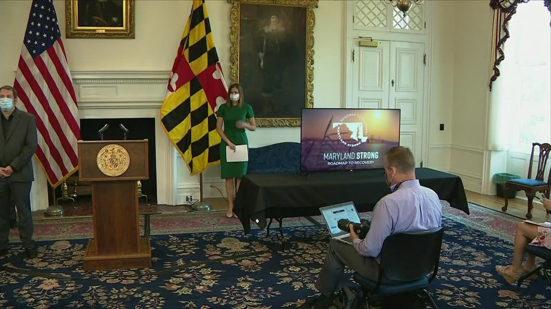 Gov. Larry Hogan said the Maryland Department of Labor has not experienced any breach of the state’s unemployment insurance system.