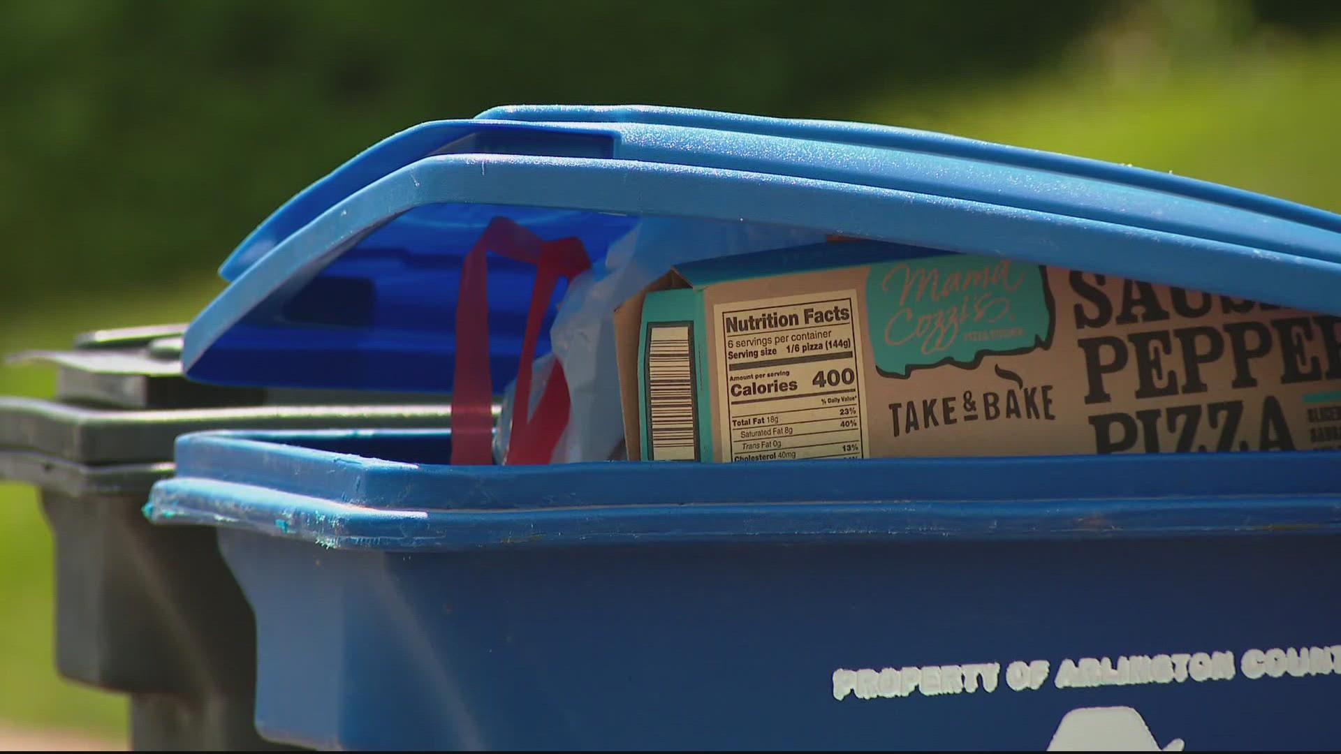 Arlington County says that residents should expect delays in pickup times for recycling and trash for at least the rest of the summer.