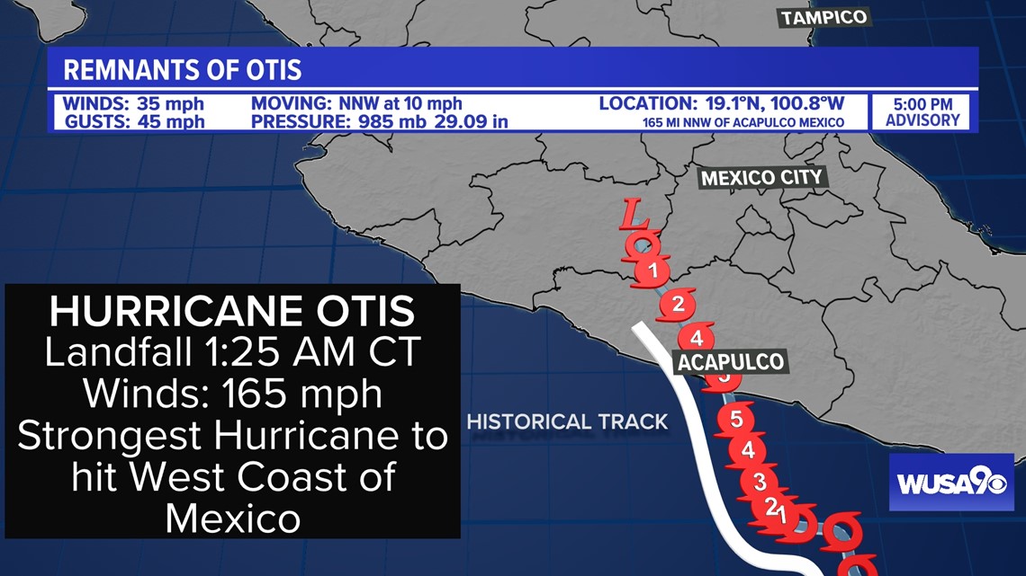 Hurricane Otis batters Acapulco before weakening