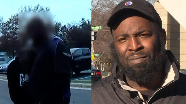 A hug from a FedEx driver helps calm a man in crisis who later died in Fairfax County police custody