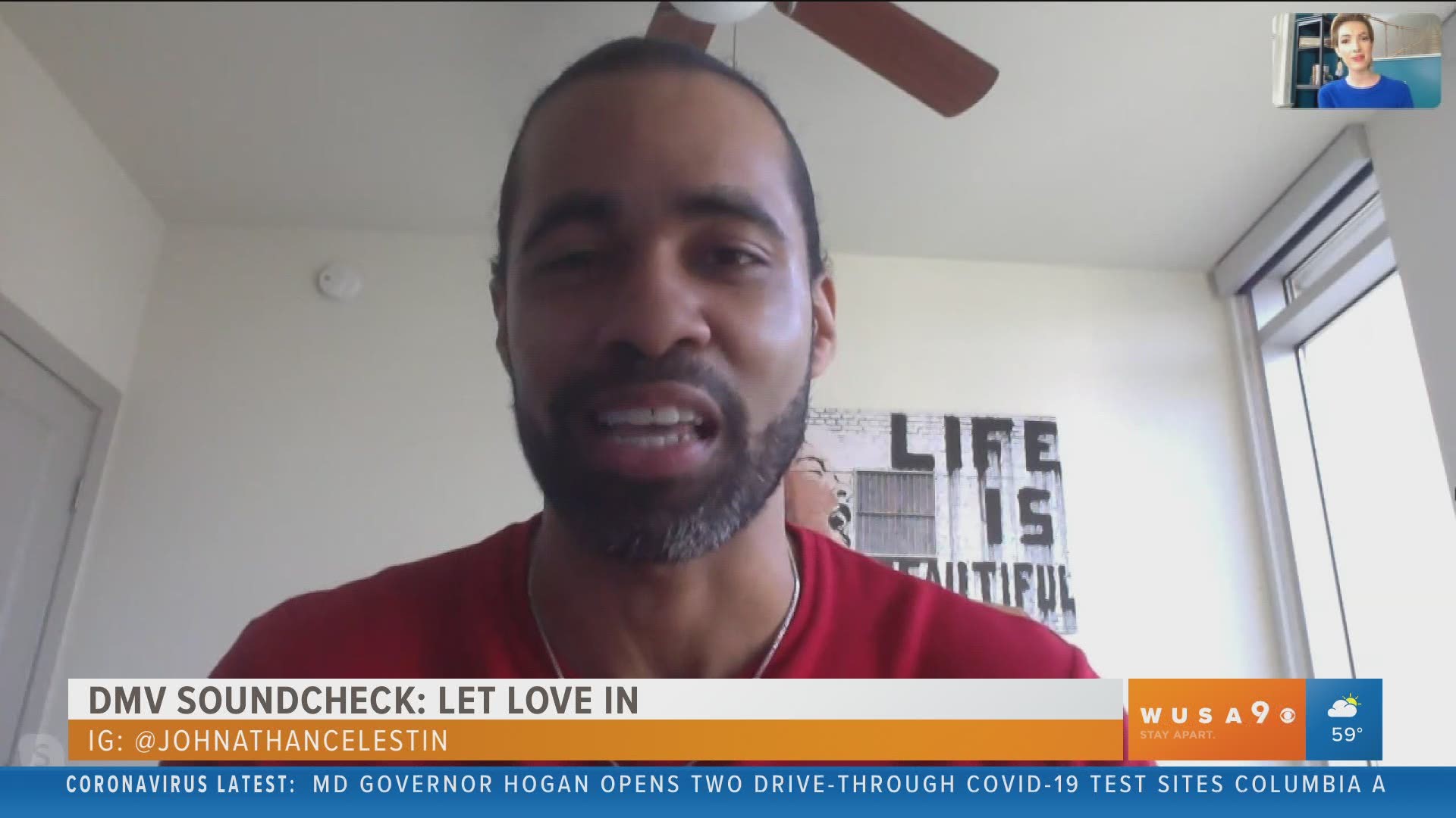 In this week's DMV Soundcheck, Johnathan Celestin sends a message of inspiration. Sponsored by the DC Office of Cable Television, Film, Music, and Entertainment.