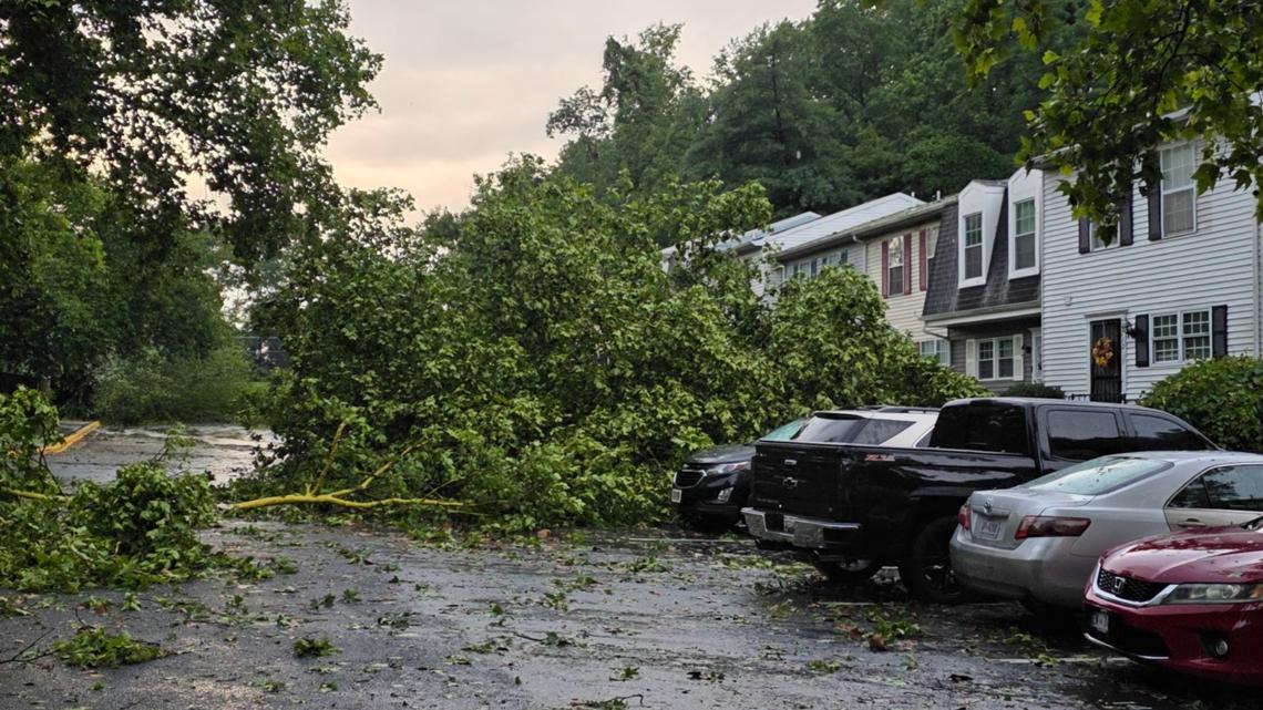 Prince George's County hit by severe storm, crews on cleanup duty ...