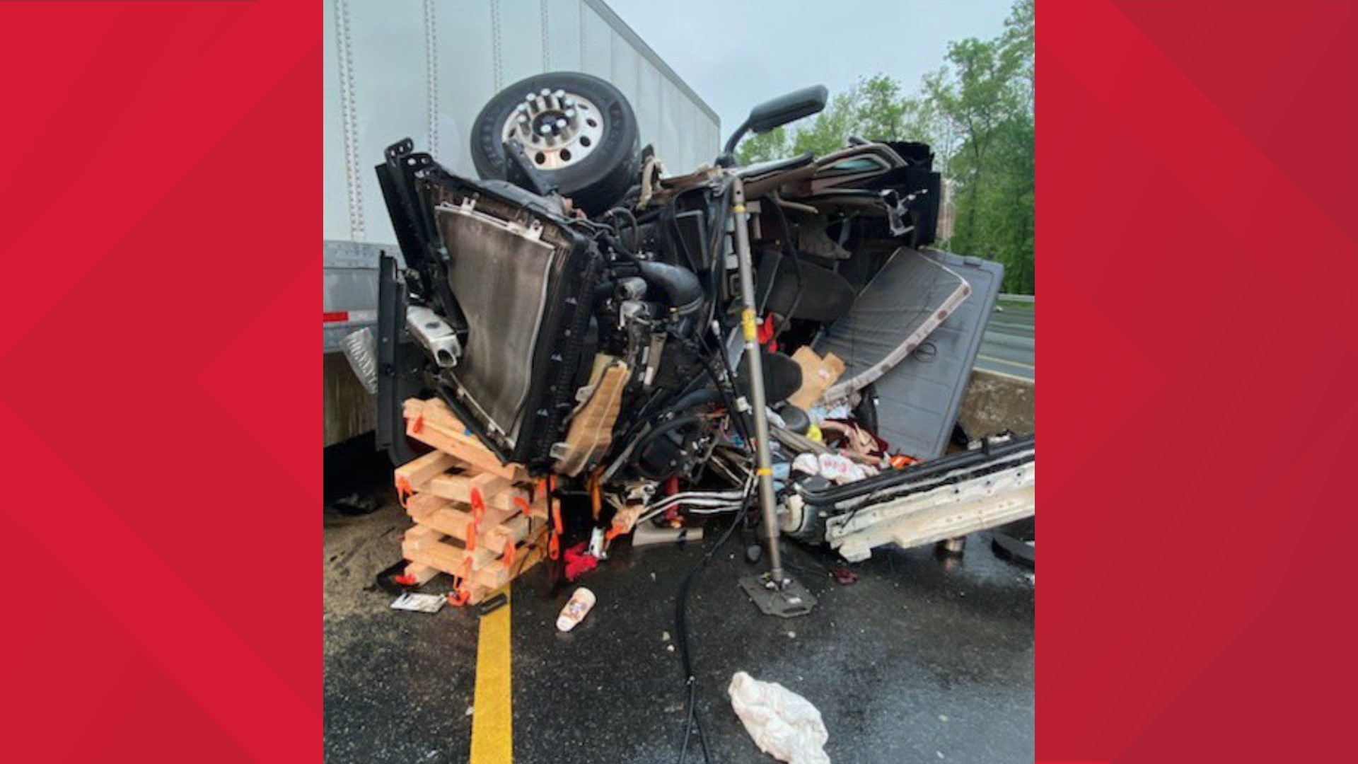 Maryland traffic Inner Loop I-495 closed tractor trailer crash | wusa9.com