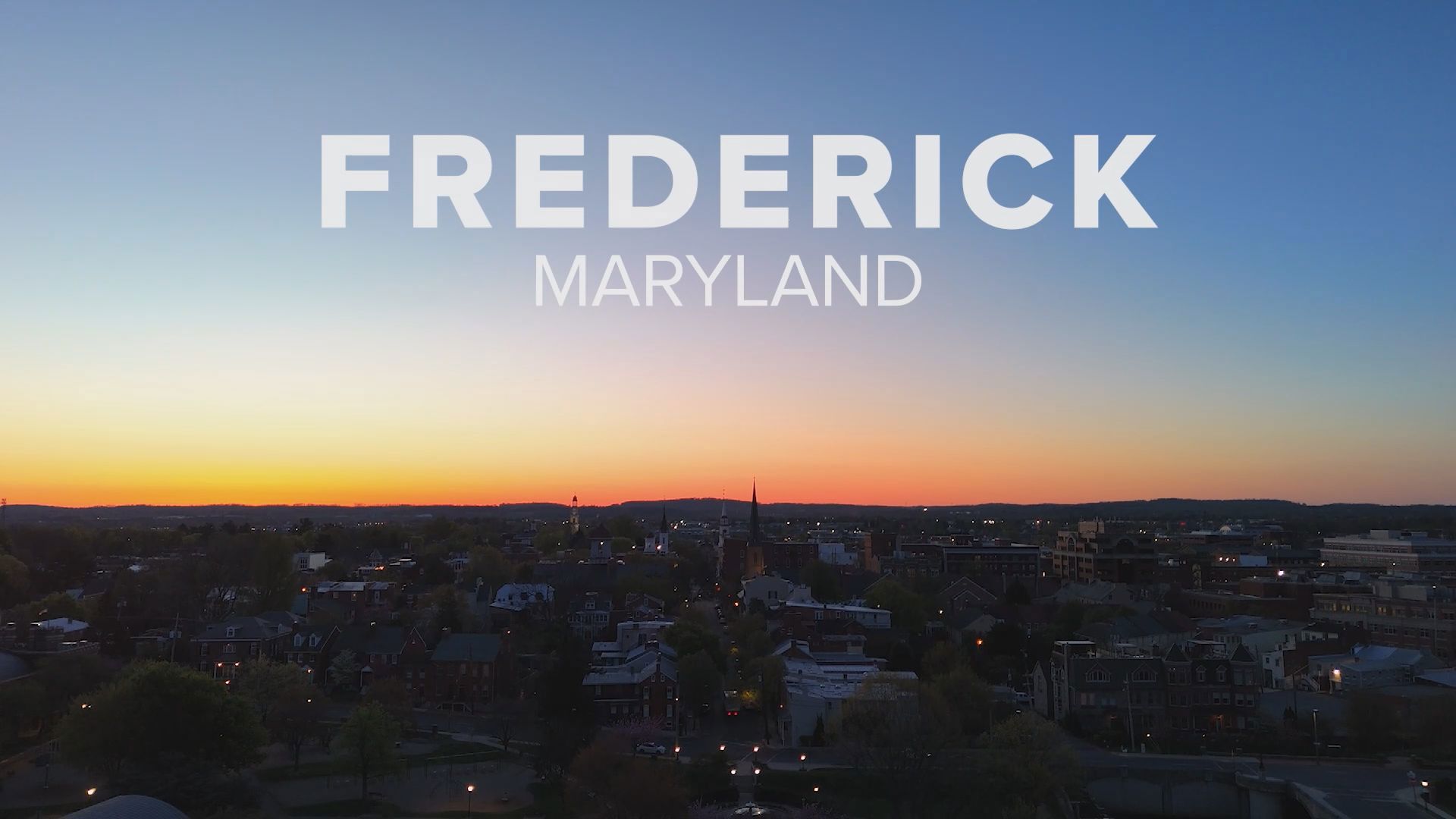 Take an aerial tour of Frederick, Maryland, home to the National Museum of Civil War Medicine. 