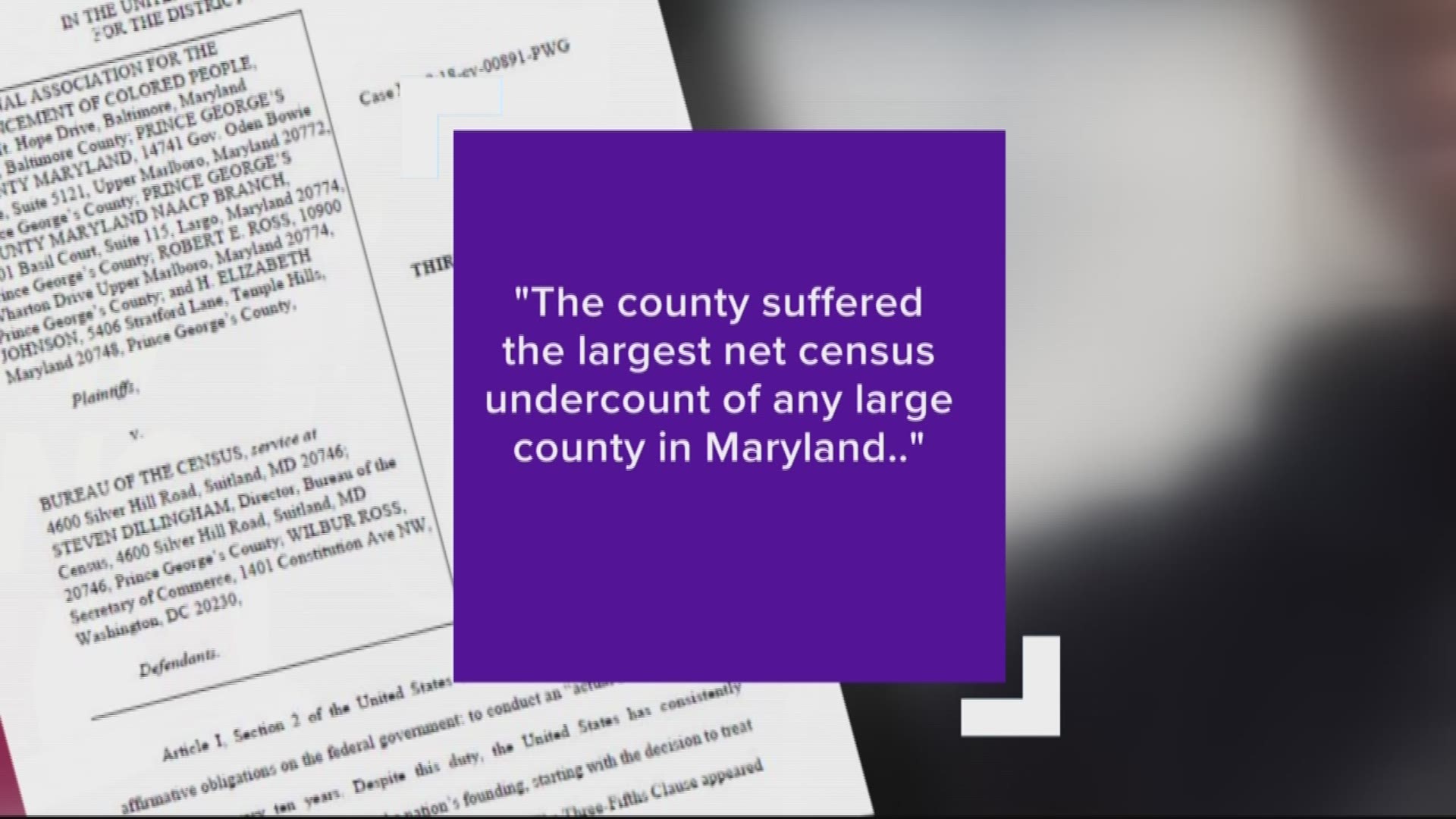 The county is alleging the system is rigged to under count African Americans, Immigrants and other populations that are viewed as difficult to count.