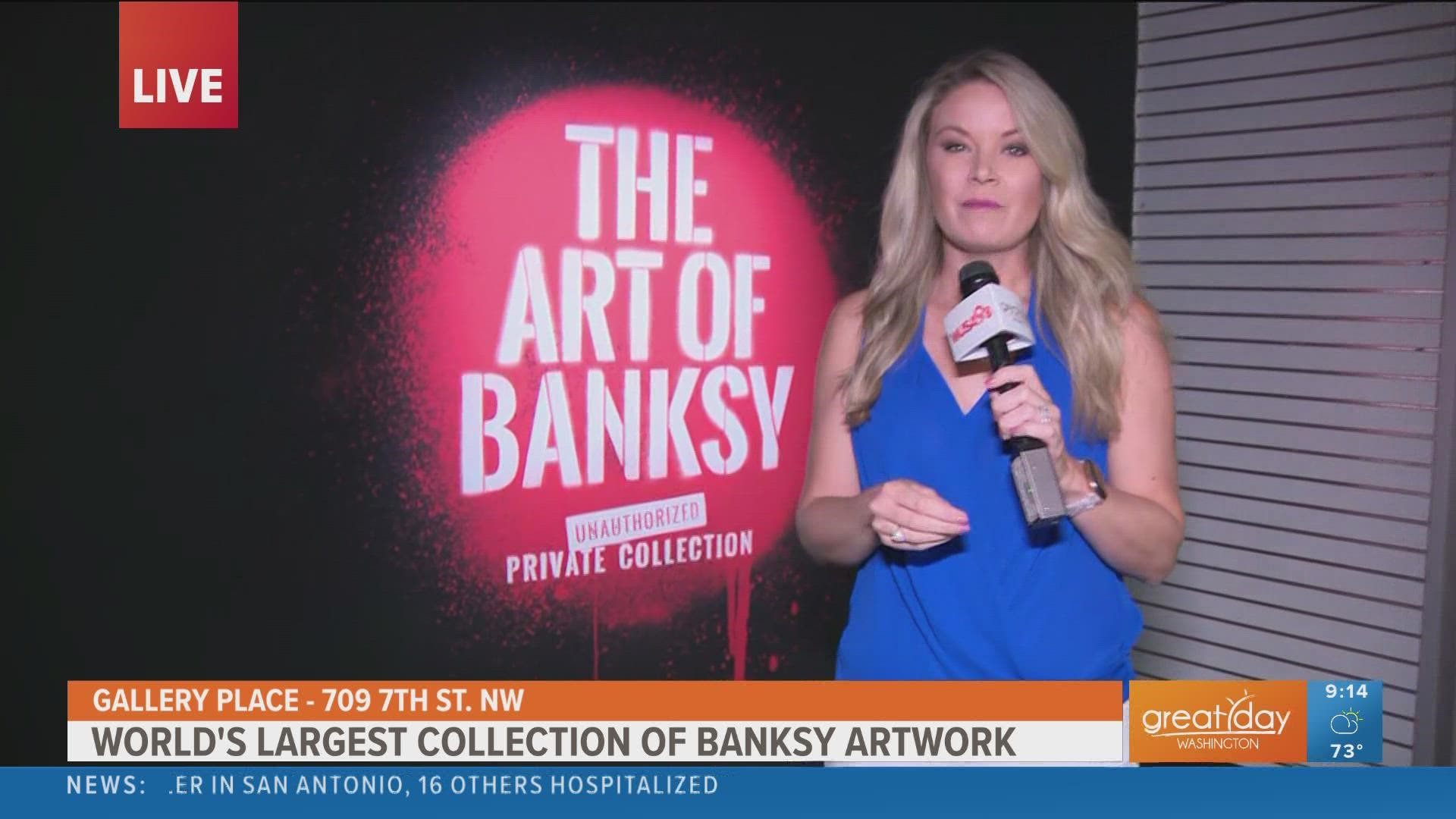 The world's largest art collection of Banksy comes to DC
