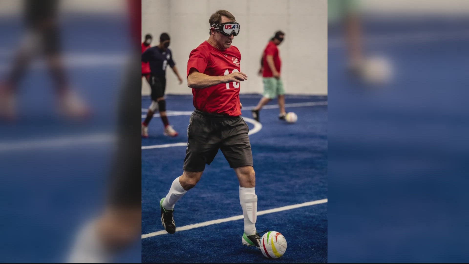 History was made in California over the weekend when the first ever USA Men's Blind Soccer National Team faced off against Canada in an international match.