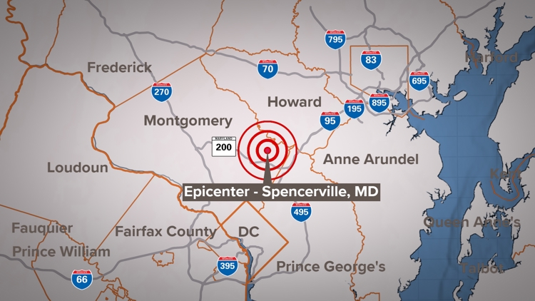 Maryland earthquake: 1.8 magnitude quake shakes Montgomery County ...