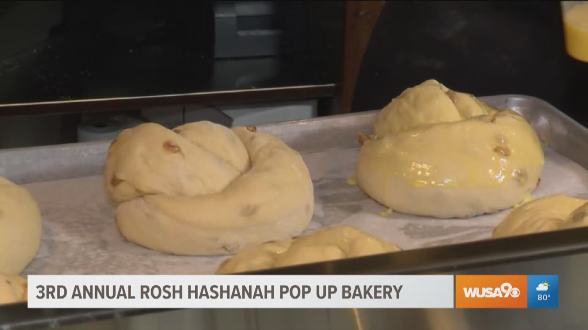 The 3rd annual Rosh Hashanah pop-up bakery with Chef Alex Levin is underway and Andi learns how he makes some of his tasty treats. 