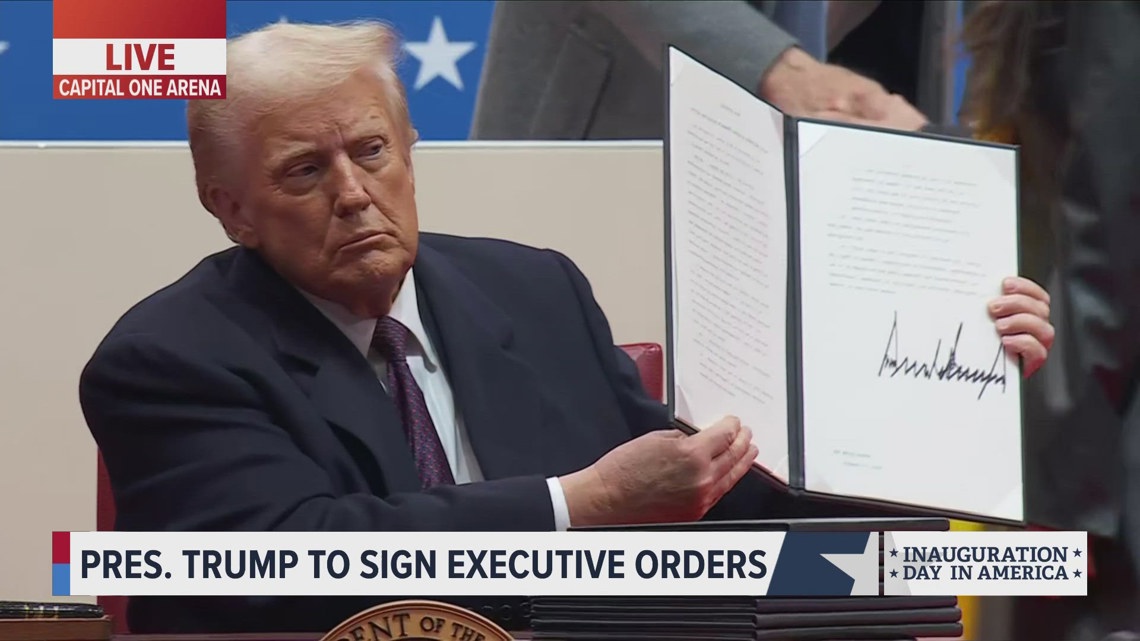 President Trump Inauguration 2025: Live updates, schedule | wusa9.com