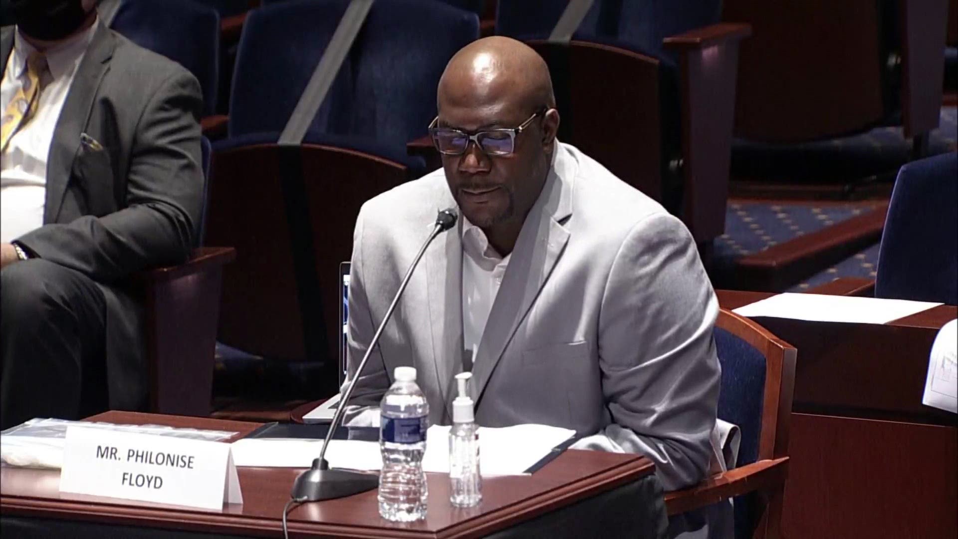 Philonise Floyd, the brother of George Floyd, testified before the House Judiciary Committee at a hearing on policing and accountability on Wednesday (6/10).