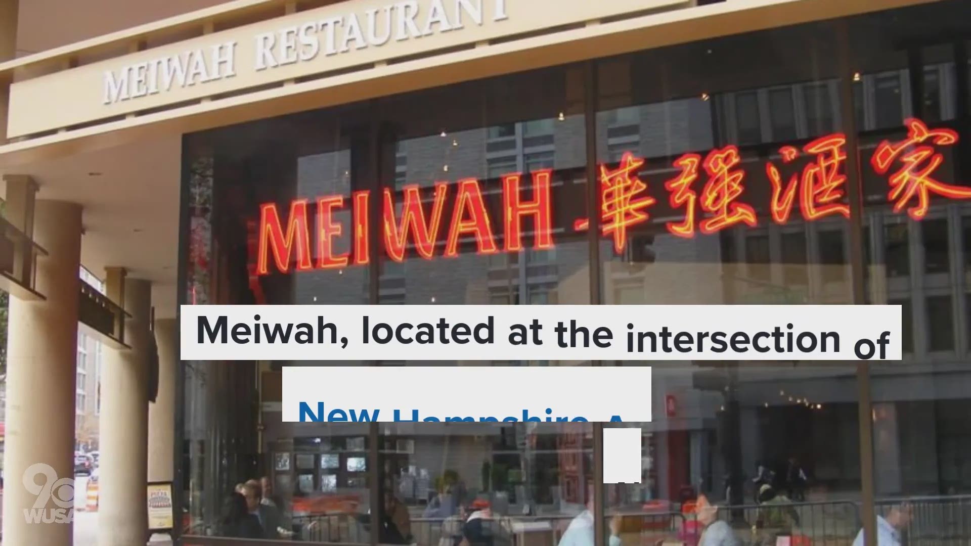 A Washington D.C. institution in the West End, Meiwah, will close after 20 years of serving politicos and high society.