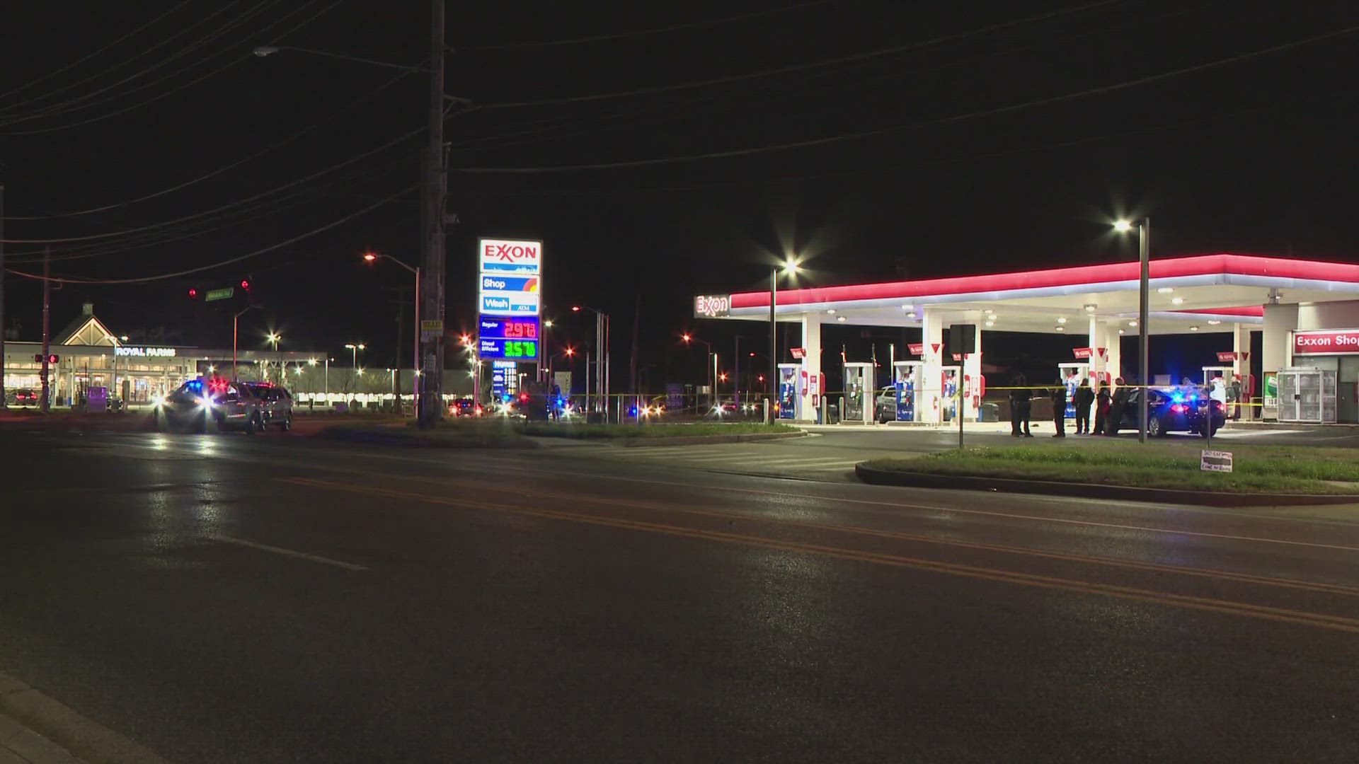 Police say the teen shot 39-year-old Leo Addison during an argument at an Exxon gas station in Forestville. 