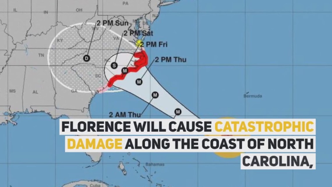 Hurricane Florence Timeline: DC could miss the worst of 