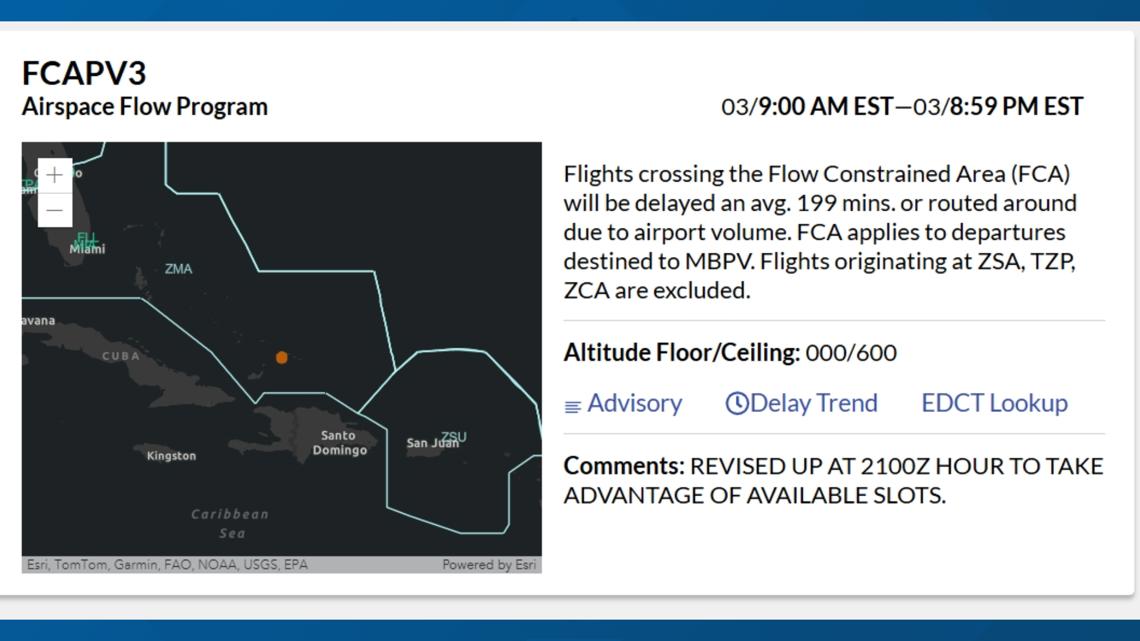 FAA imposes airspace restrictions on Puerto Rico